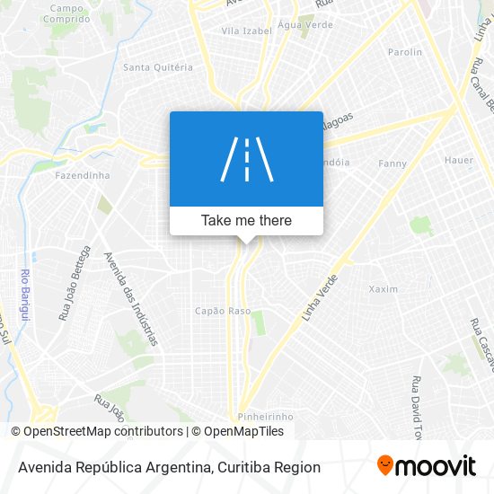 Avenida República Argentina map