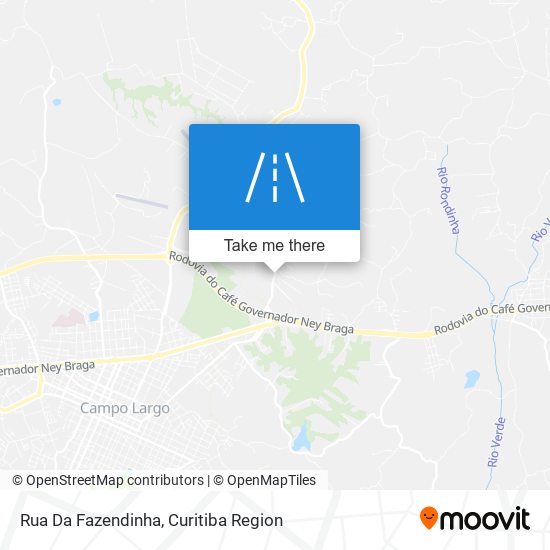 Rua Da Fazendinha map