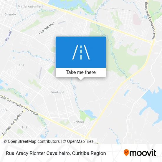 Rua Aracy Richter Cavalheiro map