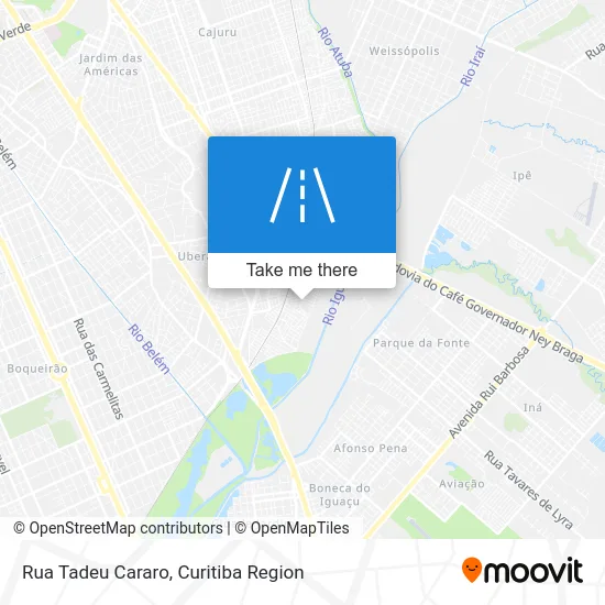 Rua Tadeu Cararo map