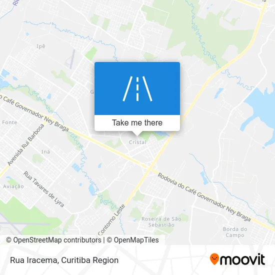 Rua Iracema map
