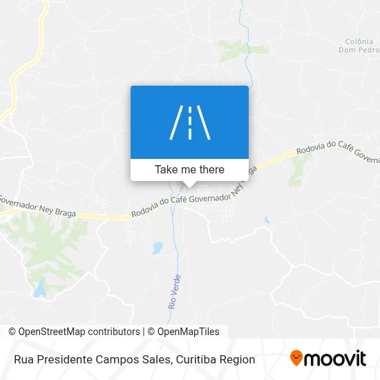 Rua Presidente Campos Sales map