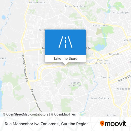 Rua Monsenhor Ivo Zanlorenzi map