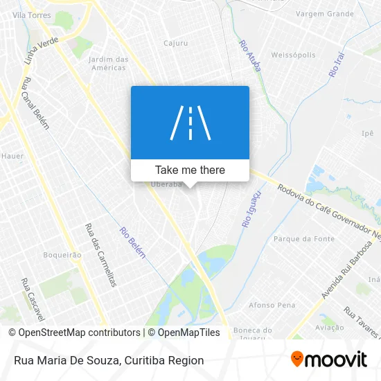 Rua Maria De Souza map