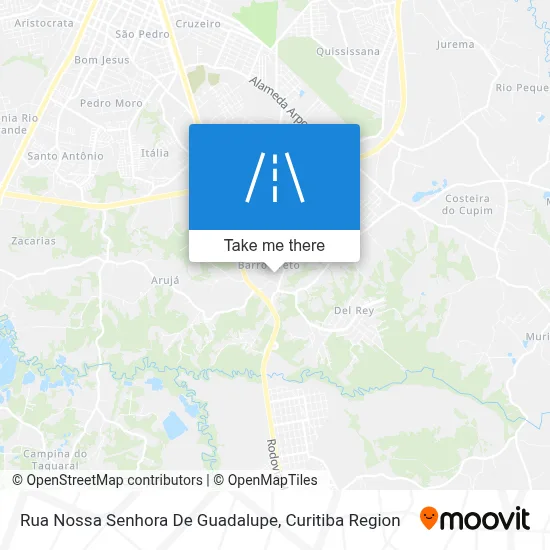 Rua Nossa Senhora De Guadalupe map