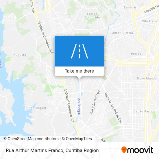 Rua Arthur Martins Franco map