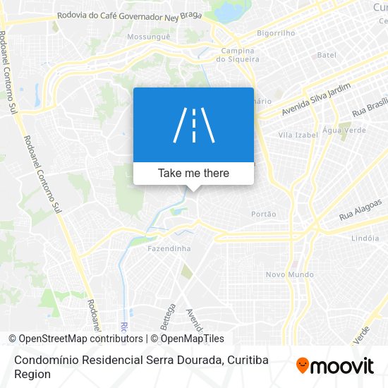 Condomínio Residencial Serra Dourada map