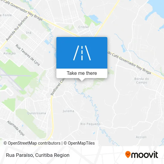 Rua Paraíso map