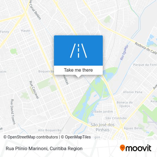 Rua Plínio Marinoni map