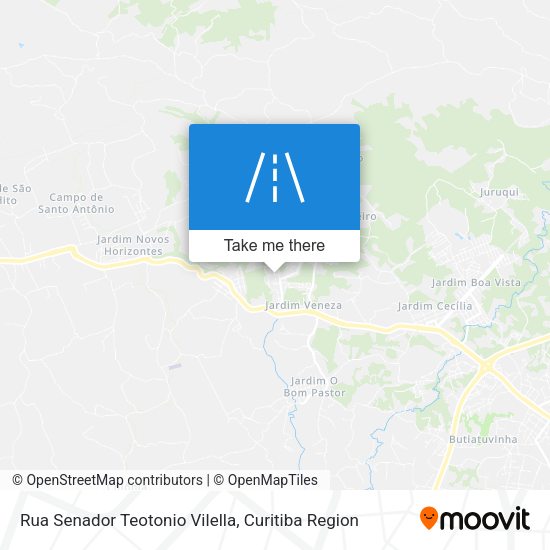 Rua Senador Teotonio Vilella map
