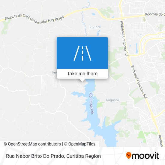 Rua Nabor Brito Do Prado map