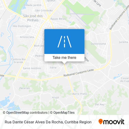 Rua Dante César Alves Da Rocha map