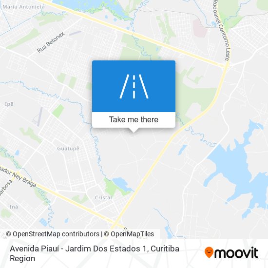 Avenida Piauí - Jardim Dos Estados 1 map