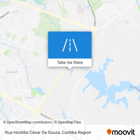 Rua Hostílio César De Souza map