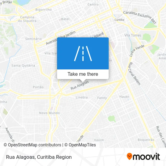 Rua Alagoas map