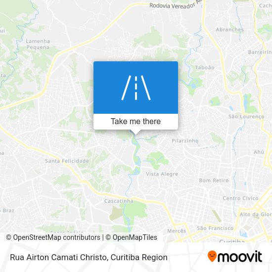 Rua Airton Camati Christo map