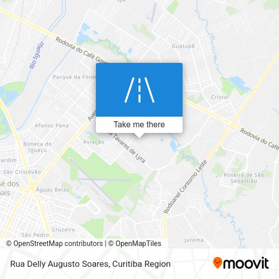 Rua Delly Augusto Soares map