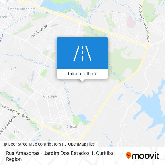 Rua Amazonas - Jardim Dos Estados 1 map