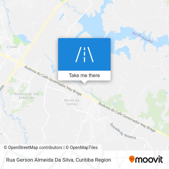 Rua Gerson Almeida Da Silva map
