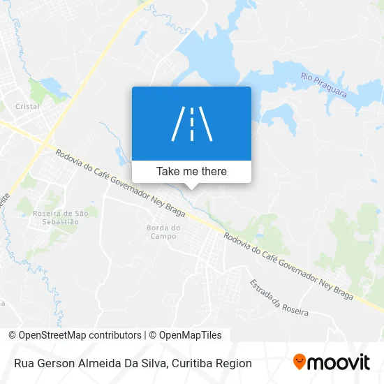Rua Gerson Almeida Da Silva map