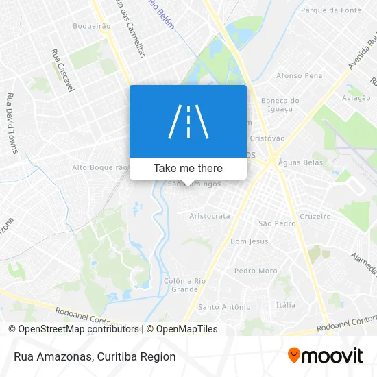 Rua Amazonas map