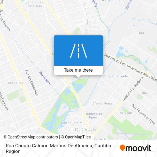 Rua Canuto Calmon Martins De Almeida map