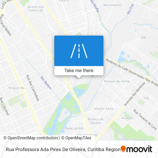 Rua Professora Ada Pires De Oliveira map