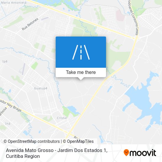 Avenida Mato Grosso - Jardim Dos Estados 1 map