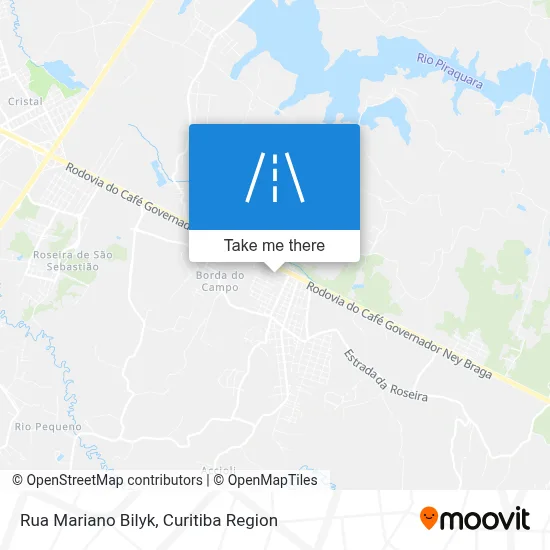 Rua Mariano Bilyk map