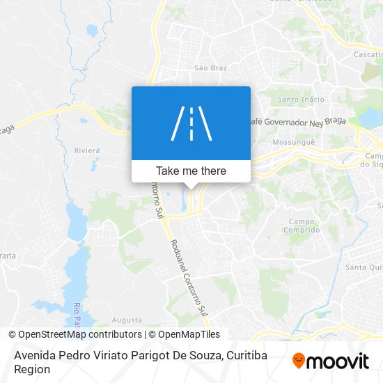 Avenida Pedro Viriato Parigot De Souza map