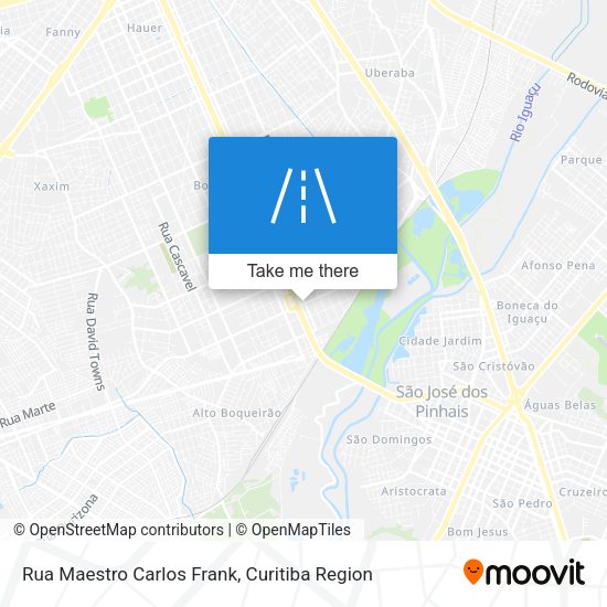 Rua Maestro Carlos Frank map