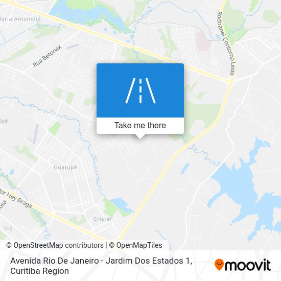 Avenida Rio De Janeiro - Jardim Dos Estados 1 map