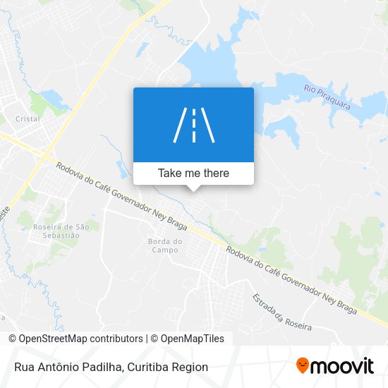 Rua Antônio Padilha map