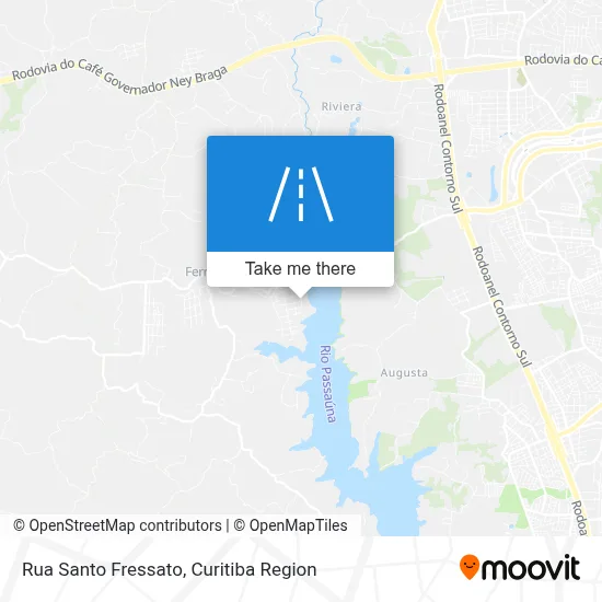 Rua Santo Fressato map