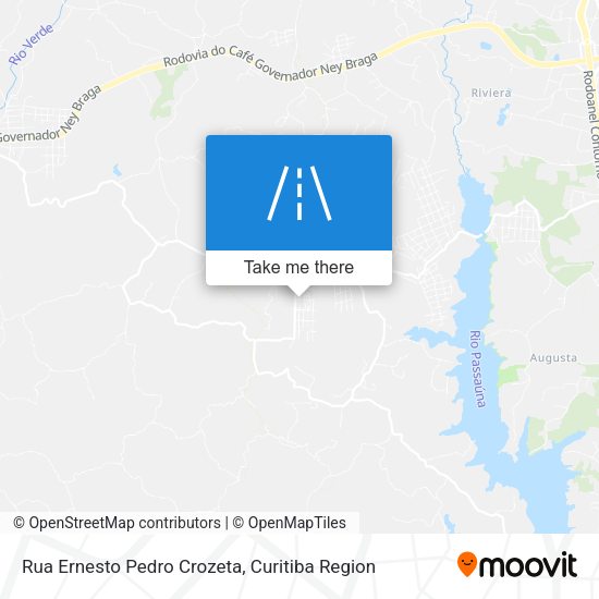 Rua Ernesto Pedro Crozeta map