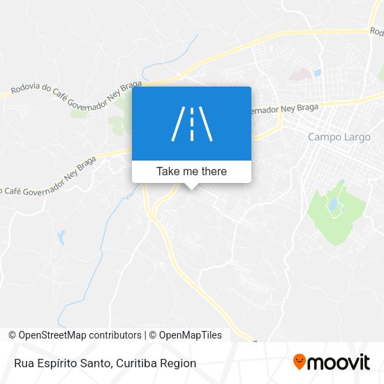 Rua Espírito Santo map