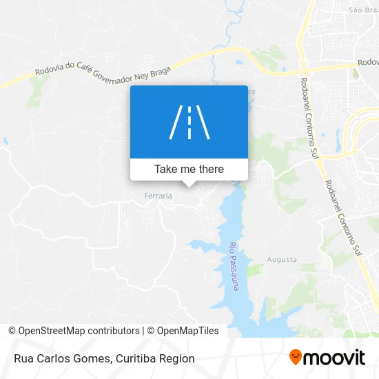 Rua Carlos Gomes map