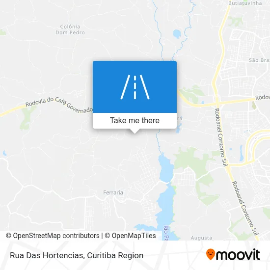 Rua Das Hortencias map