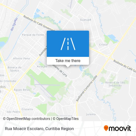 Rua Moacir Escolaro map