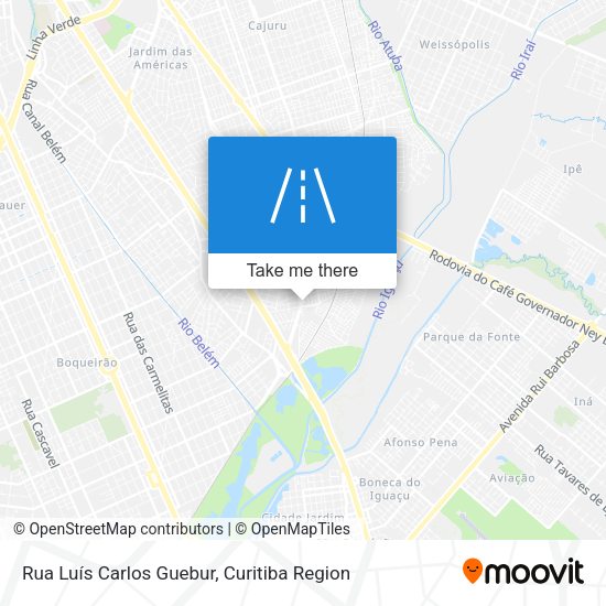 Rua Luís Carlos Guebur map