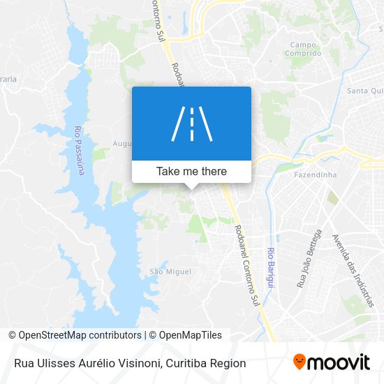 Rua Ulisses Aurélio Visinoni map