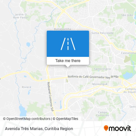 Avenida Três Marias map