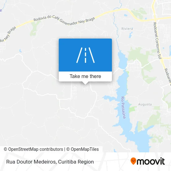 Rua Doutor Medeiros map
