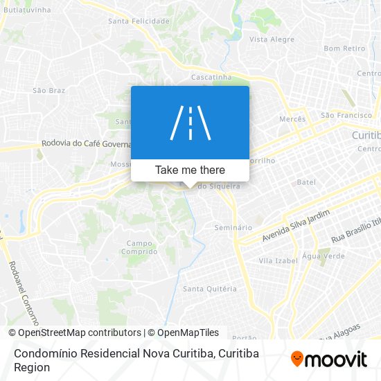 Condomínio Residencial Nova Curitiba map