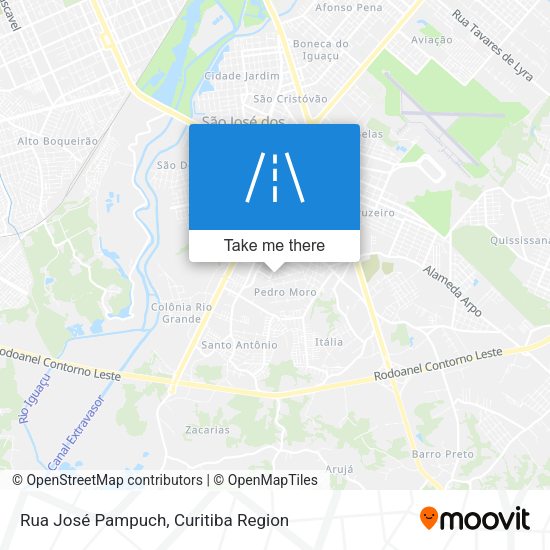 Rua José Pampuch map
