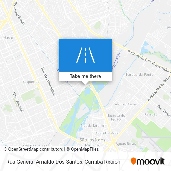 Rua General Arnaldo Dos Santos map