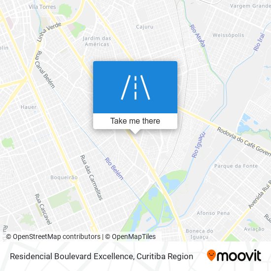 Mapa Residencial Boulevard Excellence
