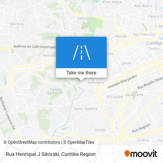 Rua Henrique J Sikorski map