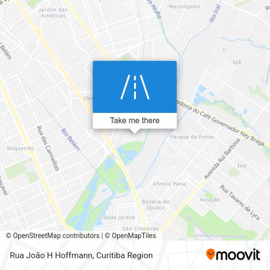 Rua João H Hoffmann map