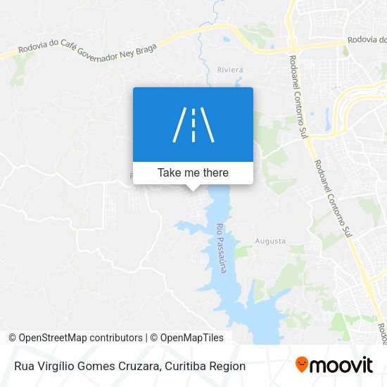 Rua Virgílio Gomes Cruzara map